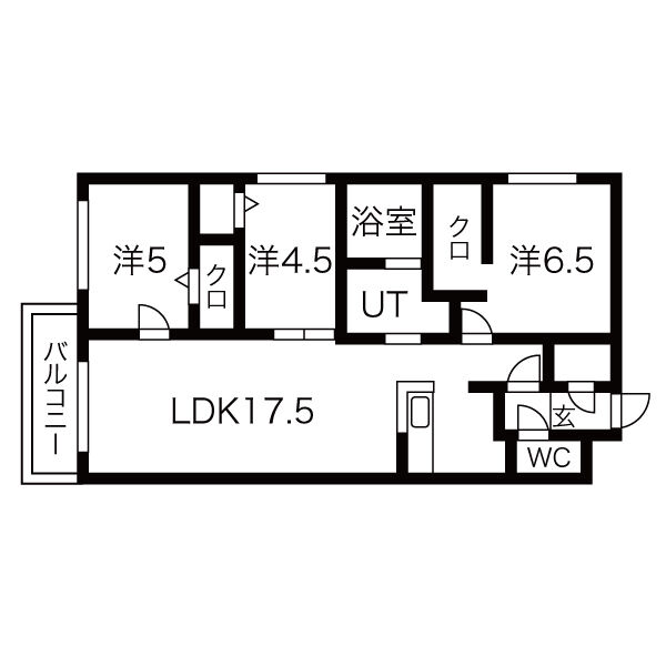 Ａｔｔｒａｅｎｔｅ(アトラエンテ)の間取り