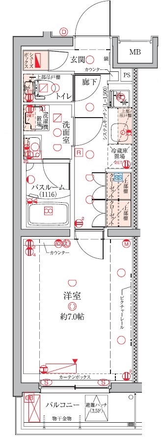 クレヴィスタ久が原の間取り