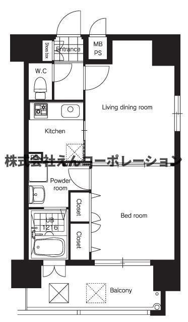 エンクレスト日赤通りの間取り