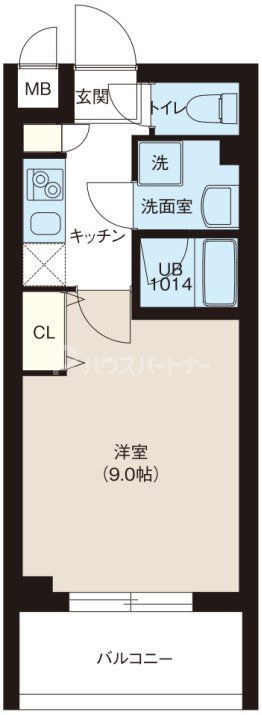 板橋区坂下のマンションの間取り