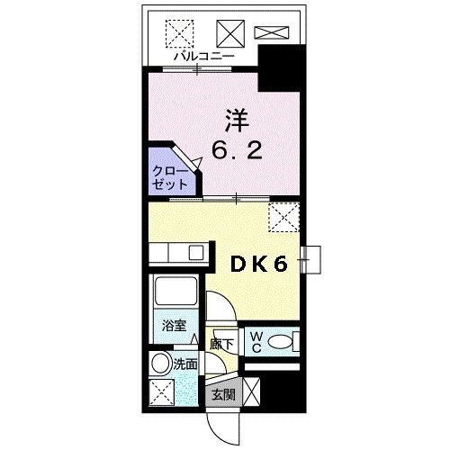 ザックス静岡駅前の間取り