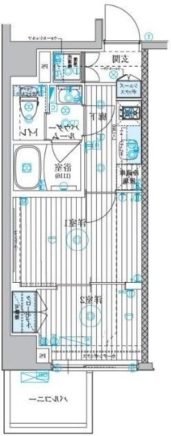 ブライズ川崎本町の間取り