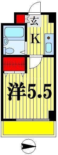 船橋市海神町南のマンションの間取り