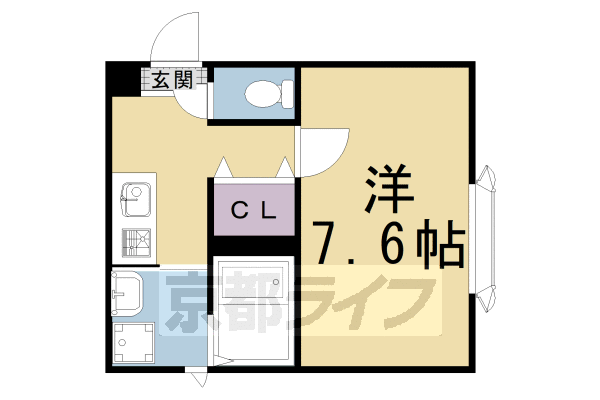 ビュー北白川の間取り