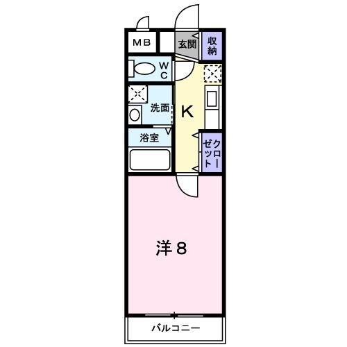 【ジュピター桂の間取り】