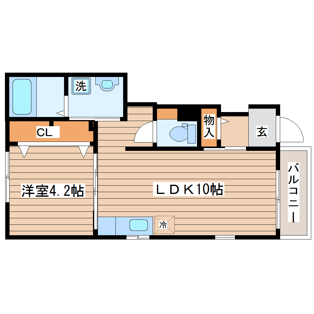 ベル　コートの間取り