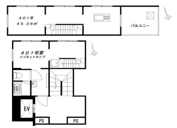 【国分寺市本町のマンションの間取り】