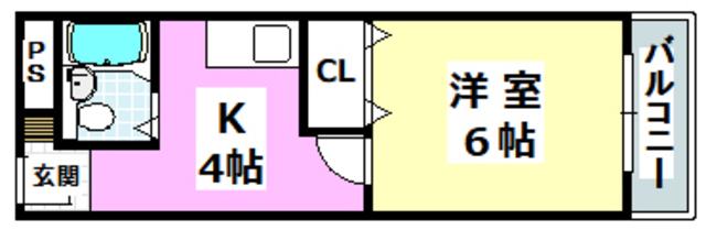 ネオコーポ都　東棟の間取り