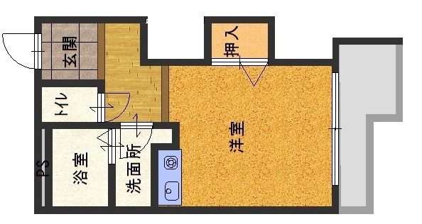 サングリーン衣笠の間取り