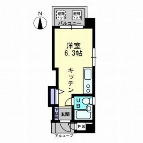 ダイアパレスはりまや橋の間取り