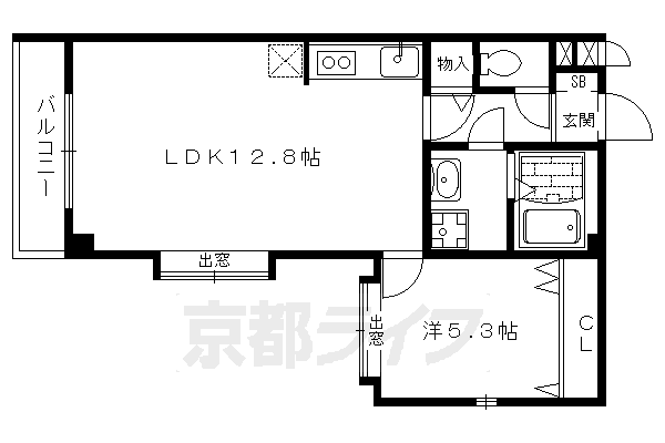 ウィステリア参番館の間取り