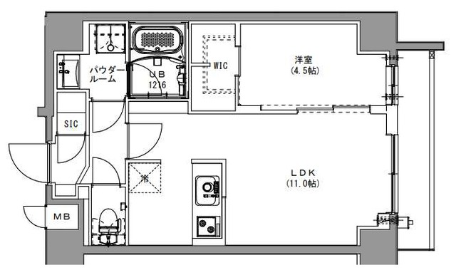 エスレジデンス錦糸町サウスの間取り