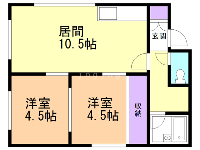 ホワイトの間取り