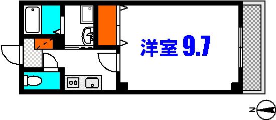 フォブール銀河IIIの間取り