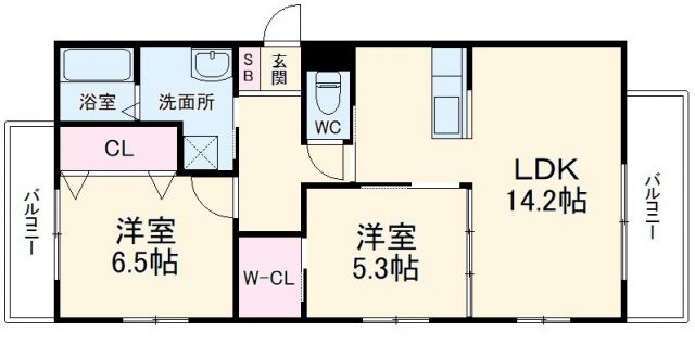 アニコムハイツの間取り