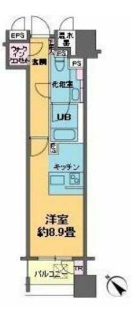 カスタリア銀座IIIの間取り