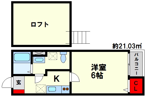 コモエスタ春日の間取り