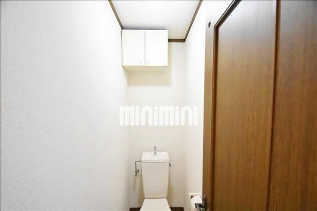 その他　トイレには便利な収納棚が付いています