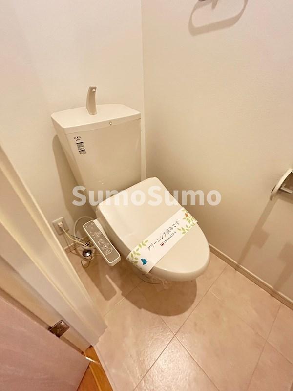 トイレ　ゆったりとした空間のトイレです