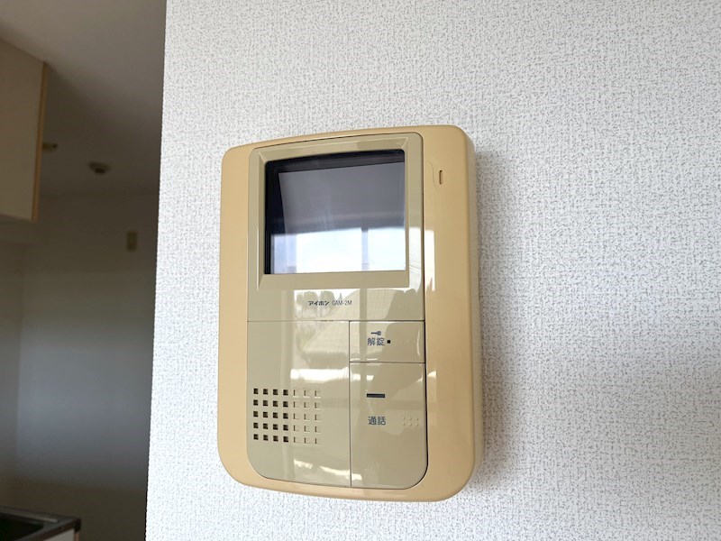 セキュリティ　モニター付きインターホンです