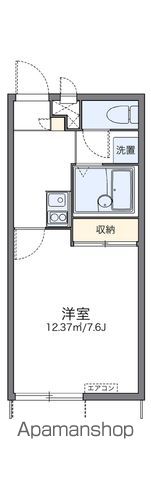レオパレスリバーサイド下北の間取り写真