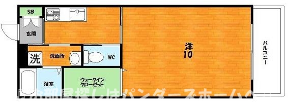 グランドコンポート谷町の間取り写真