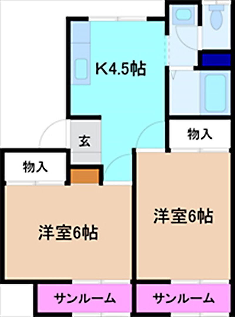 緑が丘ガーデンズの間取り