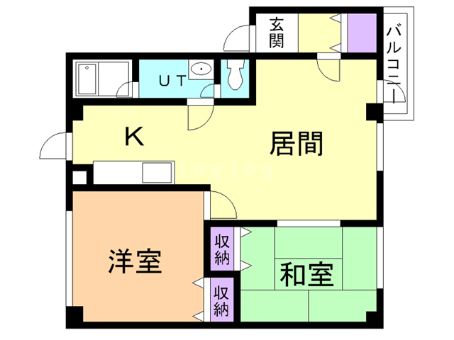 ハイツガーベラの間取り