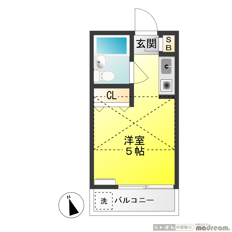 東京都三鷹市新川１（アパート）の賃貸物件の間取り