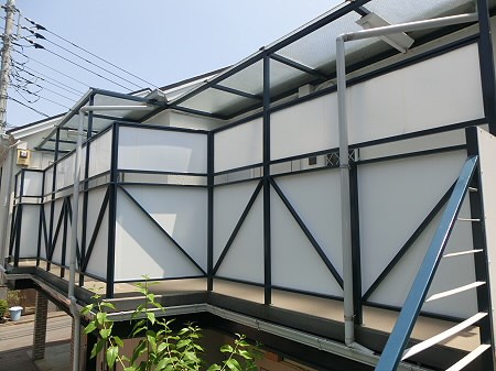 世田谷区八幡山のアパートの建物外観