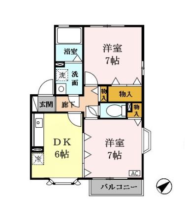 マロンコートの間取り