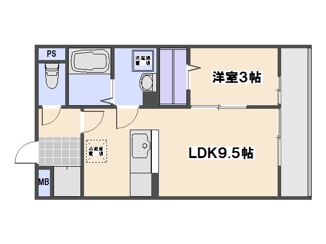 【メゾン・ド・CHTの間取り】