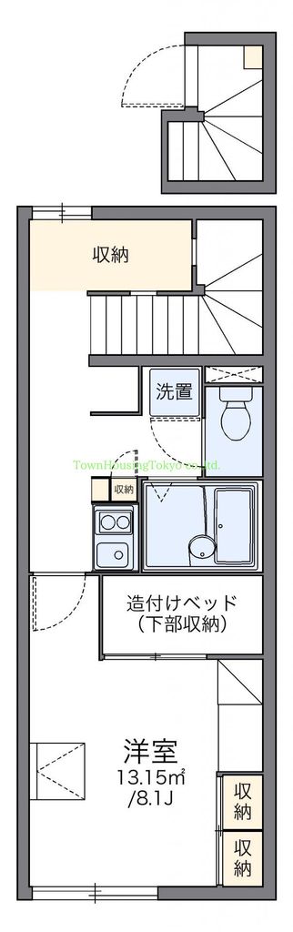 東京都調布市上石原１（アパート）の賃貸物件の間取り