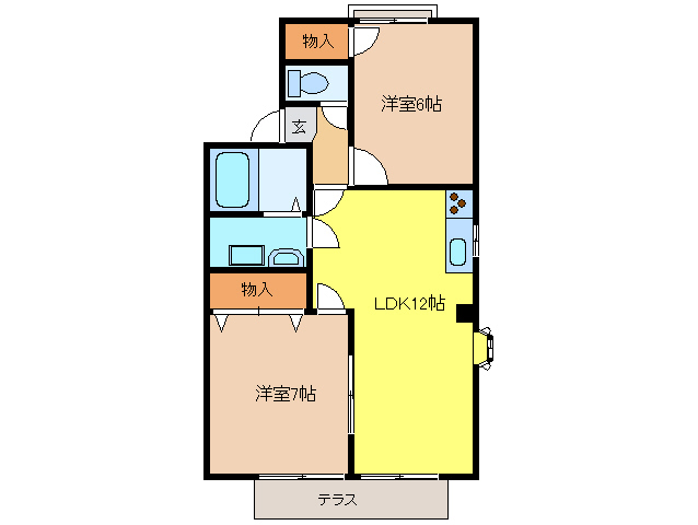 【ピューラ13の間取り】