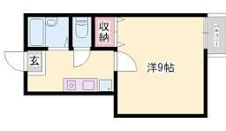 揖保郡太子町東南のアパートの間取り