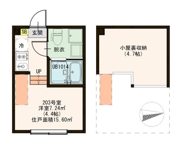 （仮称）保塚町2D　Designer sApartmentの間取り