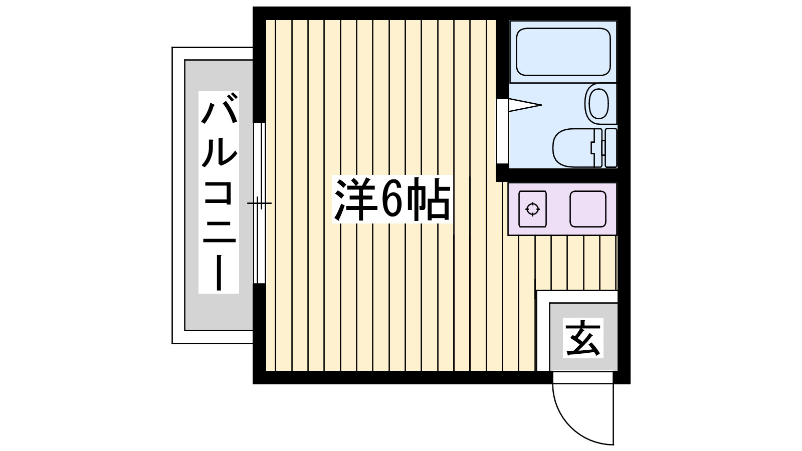 シティハイツ有瀬の間取り