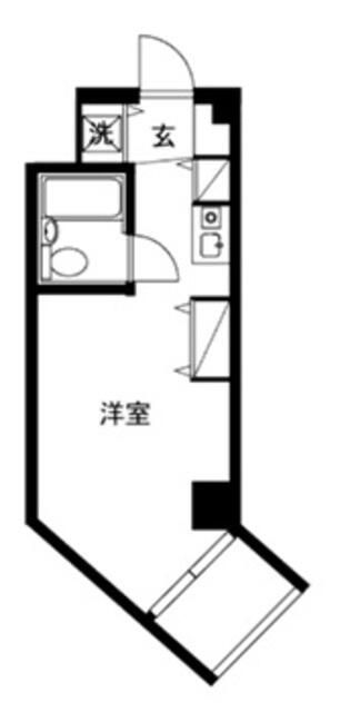 コスモハイム元住吉の間取り