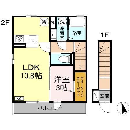 ローズコート青木島IIの間取り