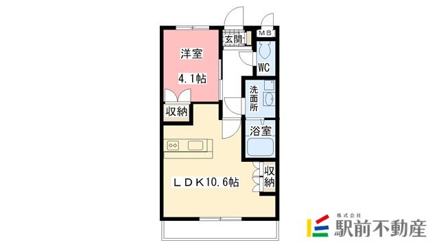 コンフォース三日月の間取り