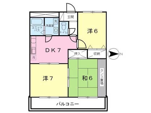 ハイム大通りの間取り