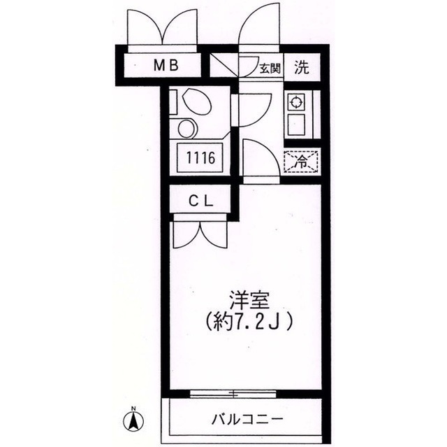 スカイヒル生田の間取り