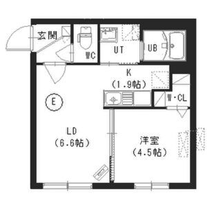 【札幌市豊平区美園四条のマンションの間取り】