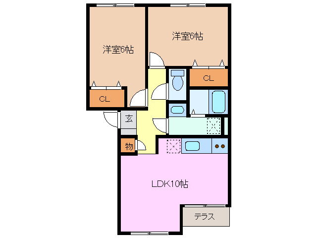 センティフォリアの間取り