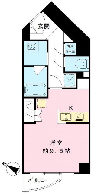 大田区田園調布のマンションの間取り