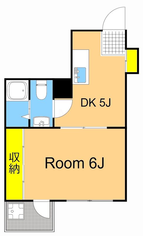 東栄ハイツの間取り