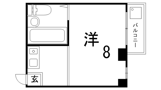 ハイツ中之島の間取り