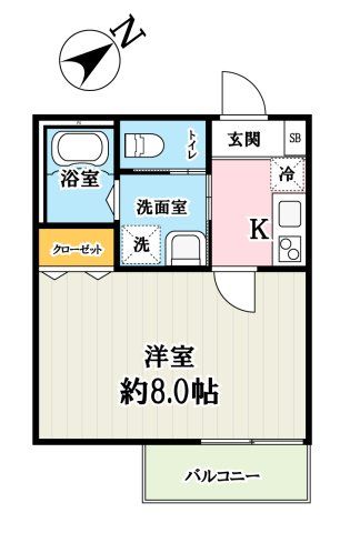 【さいたま市西区大字西遊馬のアパートの間取り】