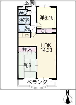 NH菰口の間取り