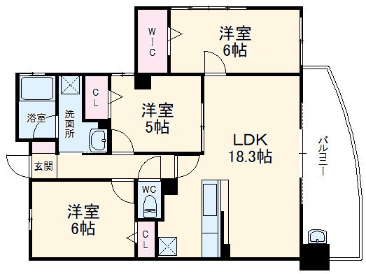 ライオンズ桜山プレミアムテラスの間取り